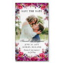 Search for magenta save the dates Watercolor flowers