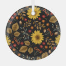 Search for sunflower christmas tree decorations Autumn