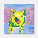 Search for pig fly magnets Cute
