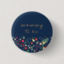 Search for blue wildflower badges Watercolor