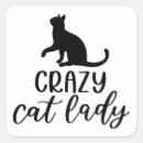 Search for crazy cat lady stickers Feline