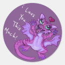 Search for cute dragon cartoon stickers Fantasy