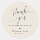 Search for romantic thank you stickers Simple