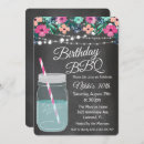 Search for mason jar birthday invitations Bbq