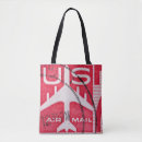 Search for airplane tote bags Red