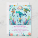 Search for sea horse birthday invitations Whale