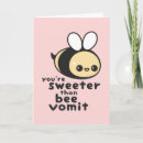 Search for bee puns cards Pink