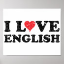 Search for i love english posters Education