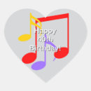 Search for music heart stickers Birthday
