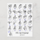 Search for sign language postcards Deaf