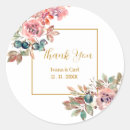 Search for floral chic wedding stickers Simple