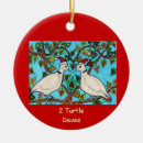 Search for turtle dove christmas tree decorations Twelve