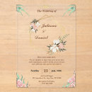 Search for clear wedding invitations Acrylic