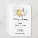 Search for baby bottle invitations Greenery
