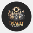 Search for cat wearing glasses stickers Solar eclipse 2024