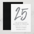 Search for 25 year anniversary invitations Modern
