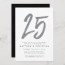Search for 25th anniversary party invitations 25 years