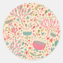 Search for bright floral stickers Butterfly