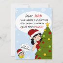 Search for father daughter christmas cards Snowflakes