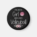 Search for volleyball magnets Cute