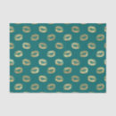 Search for gold and teal tissue paper Vintage