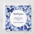 Search for butterfly wedding thank you cards Watercolor