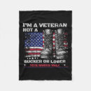 Search for veterans blankets President