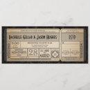 Search for train ticket invitations Antique