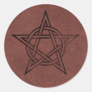 Search for red pentagram stickers Occult