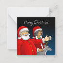 Search for rudolph christmas cards Santa
