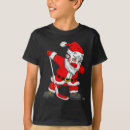 Search for christmas hockey kids tshirts Santa