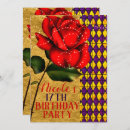 Search for beauty and the beast birthday invitations Fairytale