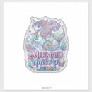 Search for rainbow mermaid stickers Kawaii