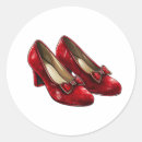 Search for no shoes stickers Ruby slippers