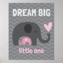 Search for dream big little one posters Pink