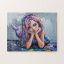 Search for fantasy mermaid puzzles Underwater scene