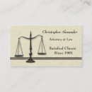 Search for scales of justice business cards Corporate
