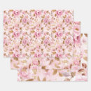Search for pink flowers wrapping paper Roses