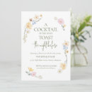 Search for wild flower dinner invitations Spring summer fall