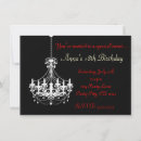 Search for chandelier invitations Black