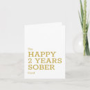 Search for sober birthday cards Sobriety