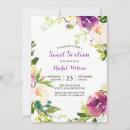 Search for pretty sweet 16 invitations Purple