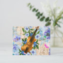 Search for vintage music postcards Flowers