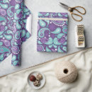 Search for purple paisley wrapping paper Blue