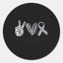 Search for brain cancer awareness stickers Grey