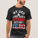 Search for my dad is a veteran tshirts Just