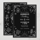 Search for art deco christmas invitations Black