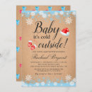 Search for holiday baby shower invitations Winter wonderland