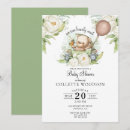 Search for green teddy bear invitations Gender neutral
