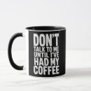 Search for dont talk mugs Black and white